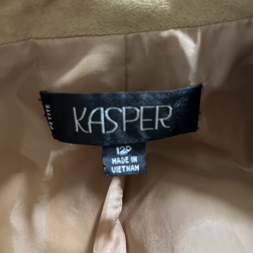 Kasper Women's Velvet Suit Two Sizes Jacket 12P. Skirt 10P - Picture 6 of 10